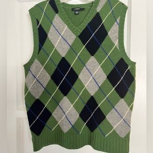 J.Crew Argyle Vest